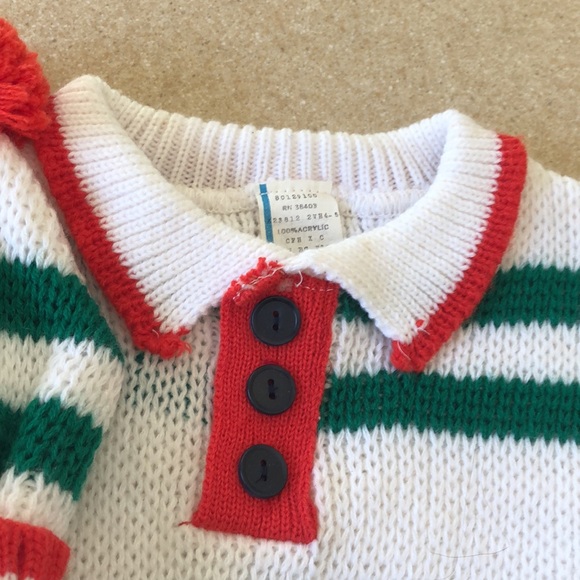 New-colorful toddler matching hat and sweater set - Picture 4 of 16